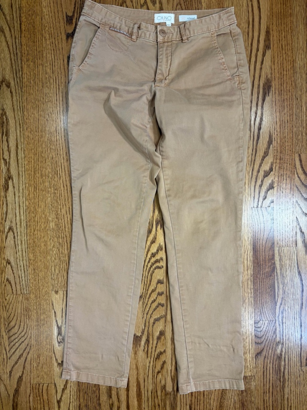 CHNO by Anthropologie Khaki Chino Pants